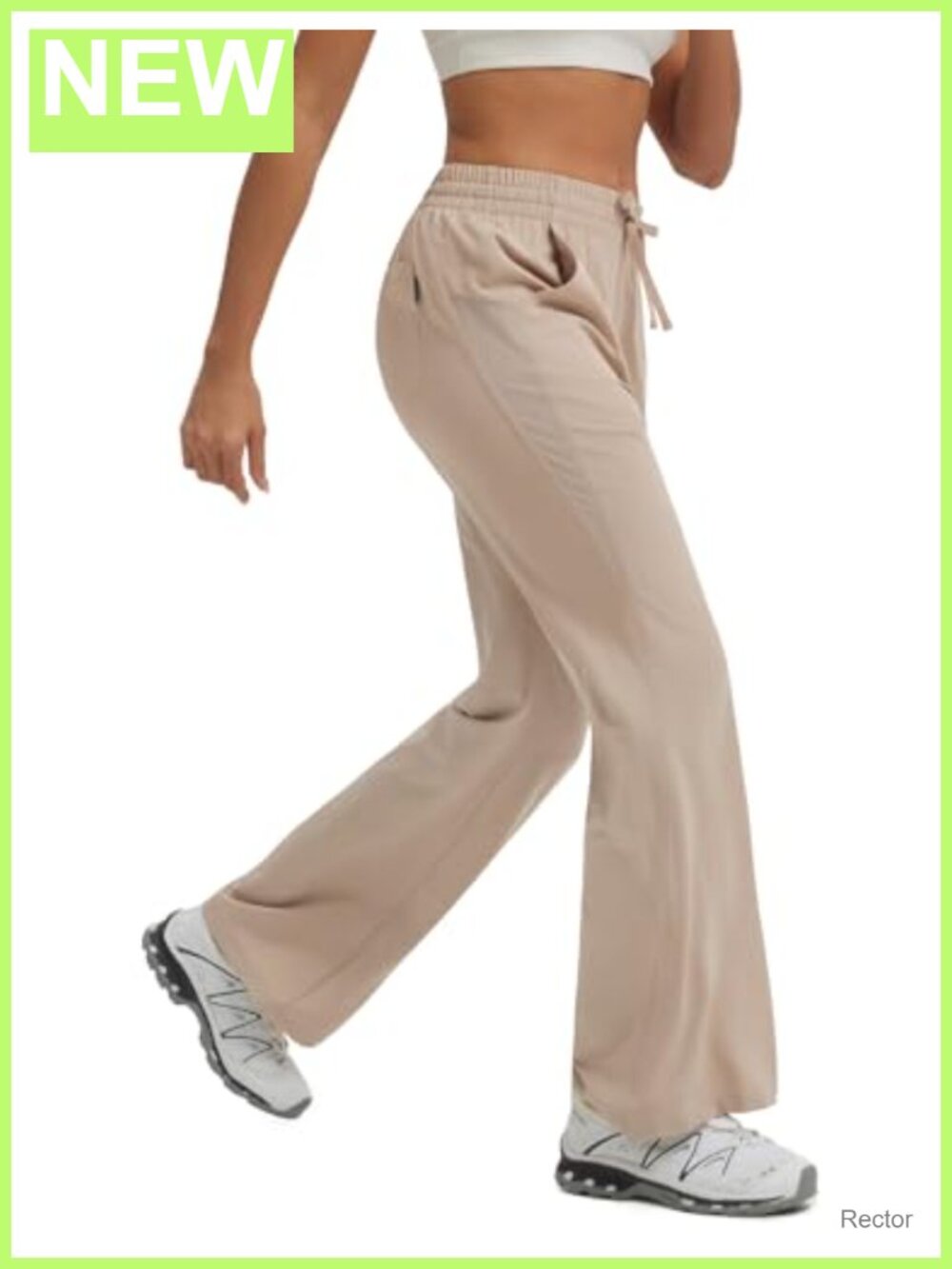 Baleaf Women's Hiking Pants Lightweight Water Resistant Wide Leg Travel